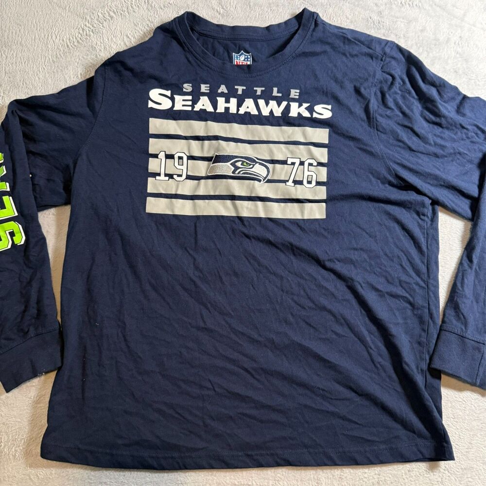 Seattle Seahawks NFL Long Sleeve Shirt Men's XL